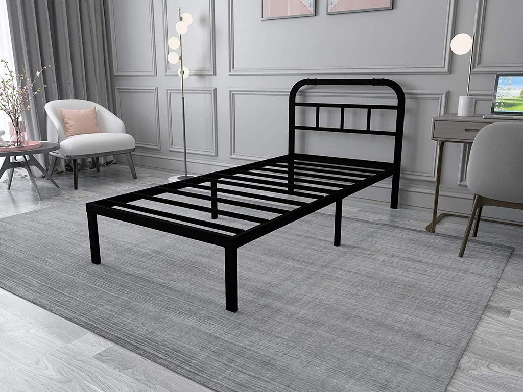 Black Metal California King Bed Headboard D174616