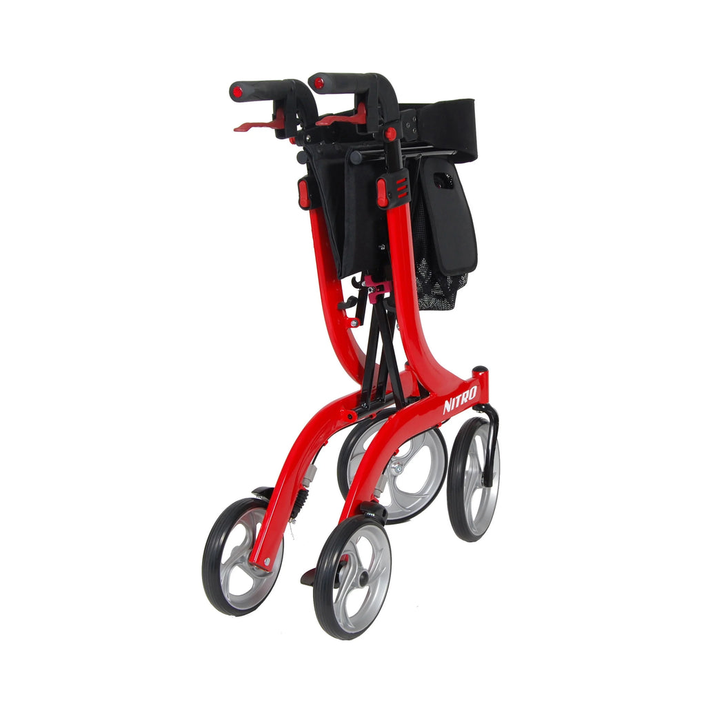 Red Rolling Walker W300