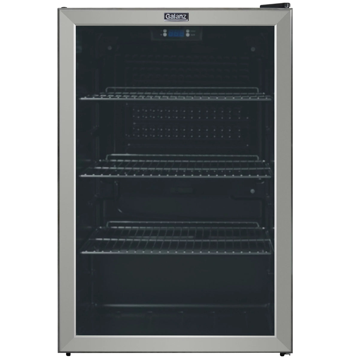 4.5 Cu ft 152 Can Stainless Steel Beverage Center Mini Fridge V2455