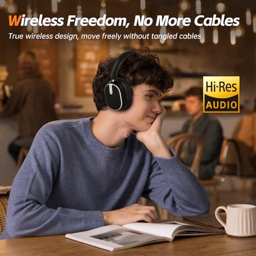 Active Noise Cancelling Wireless Over Ear Bluetooth Headphones U91166