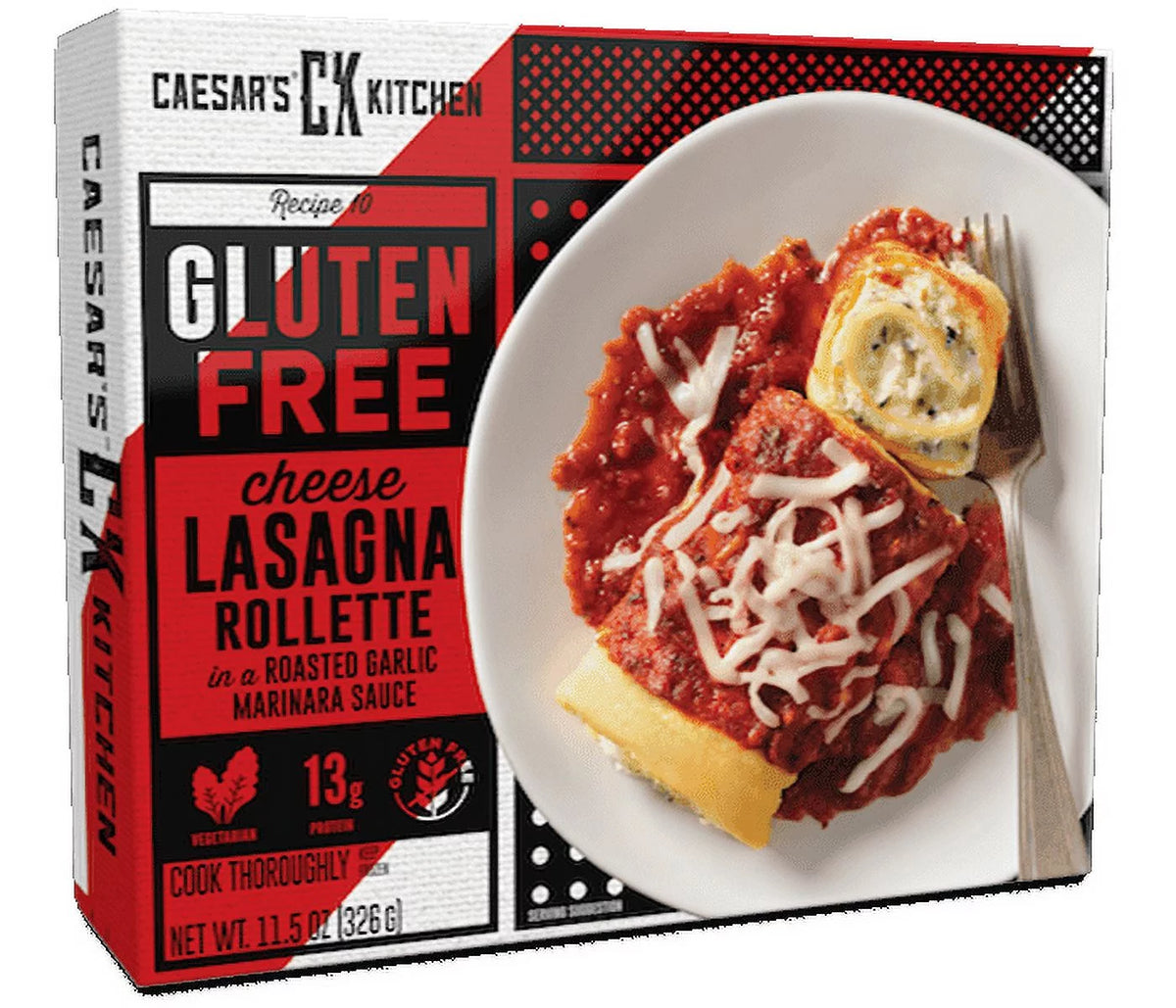 Gluten Free Cheese Lasagna Roll-up with Marinara Sauce Entrée 11.5 oz 6-Pack R445269