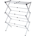 Grey Steel 3-tier Expandable Clothes Dryer B1759