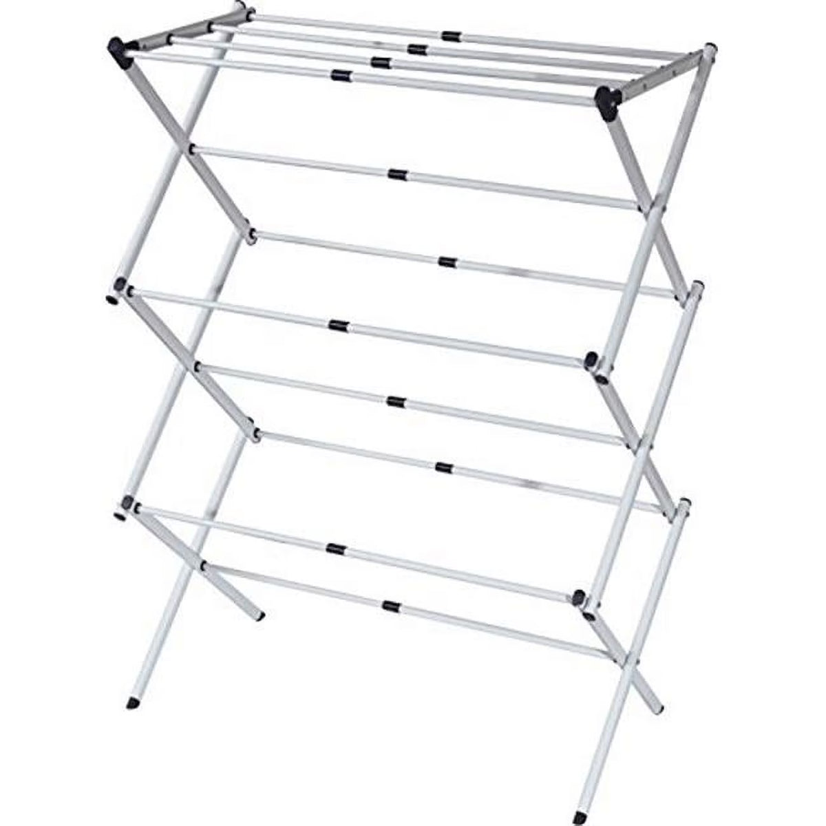 Grey Steel 3-tier Expandable Clothes Dryer B1759