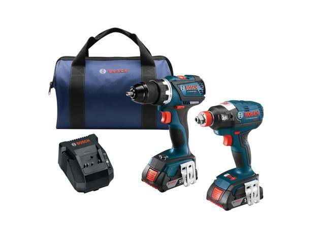 18V Cordless Brushless Impact Driver and Drill Driver Combo Kit I522688