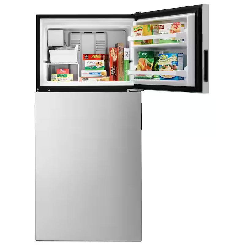 18.2 cu. ft. Top Freezer Refrigerator in Stainless Steel H84992