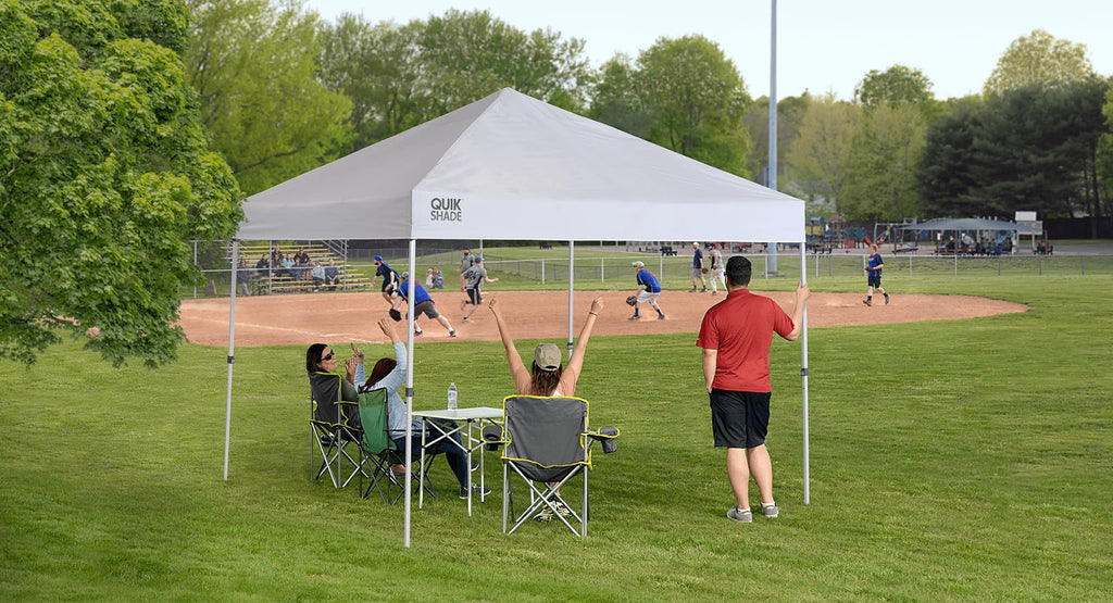 10' x 10' Instant Canopy with Wall Panel, White D63029