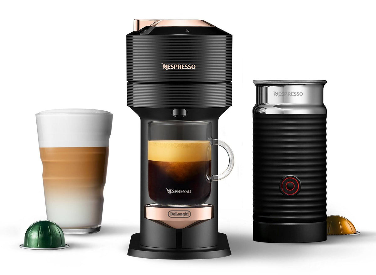 Black Espresso Maker with Aeroccino L807