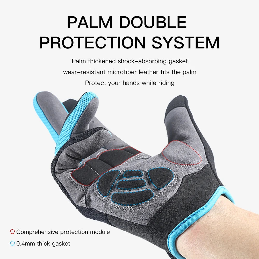 Full Finger Breathable Gel Pad Cycling Gloves D874