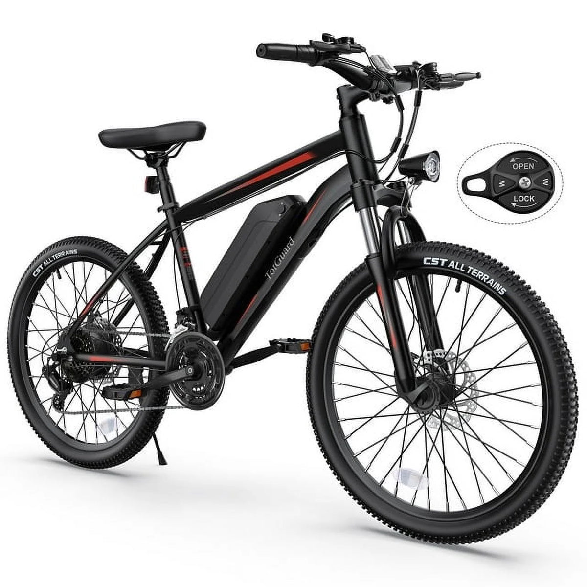 Electric Bike 26'' 350W 36V 10.4Ah 21 Speed C7729