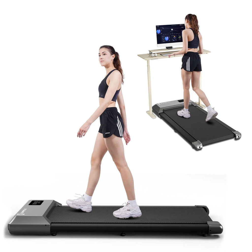 2 in 1 Under Desk Treadmill with Remote Control and LED Display R2297