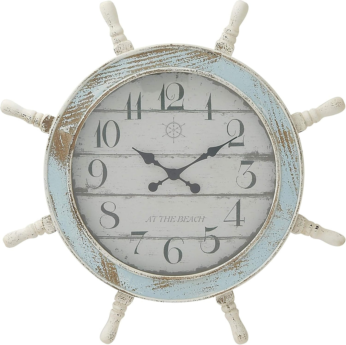 Nautical Wood Anchor Wall Clock S478