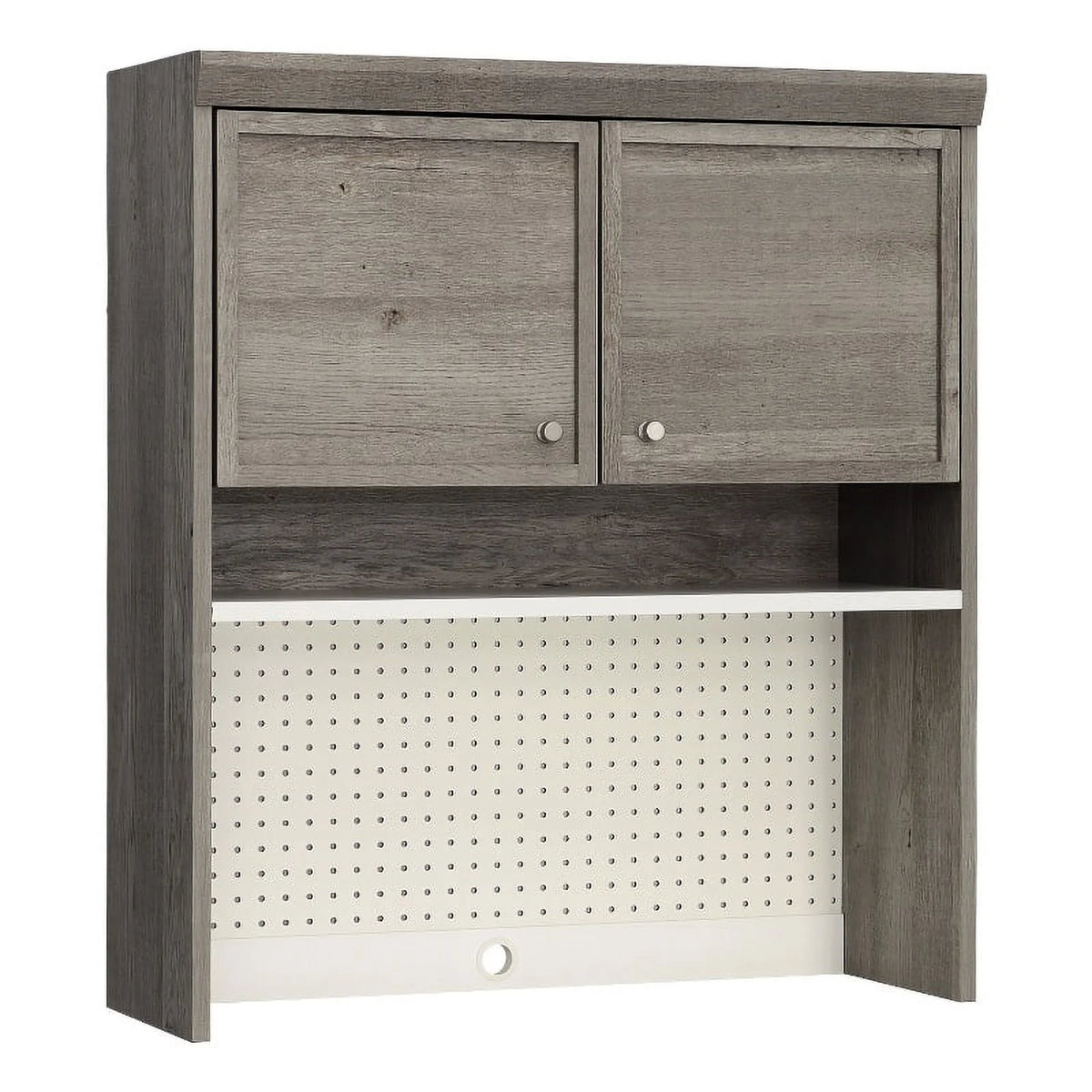 Engineered Wood Storage Hutch in Mystic Oak Finish D139
