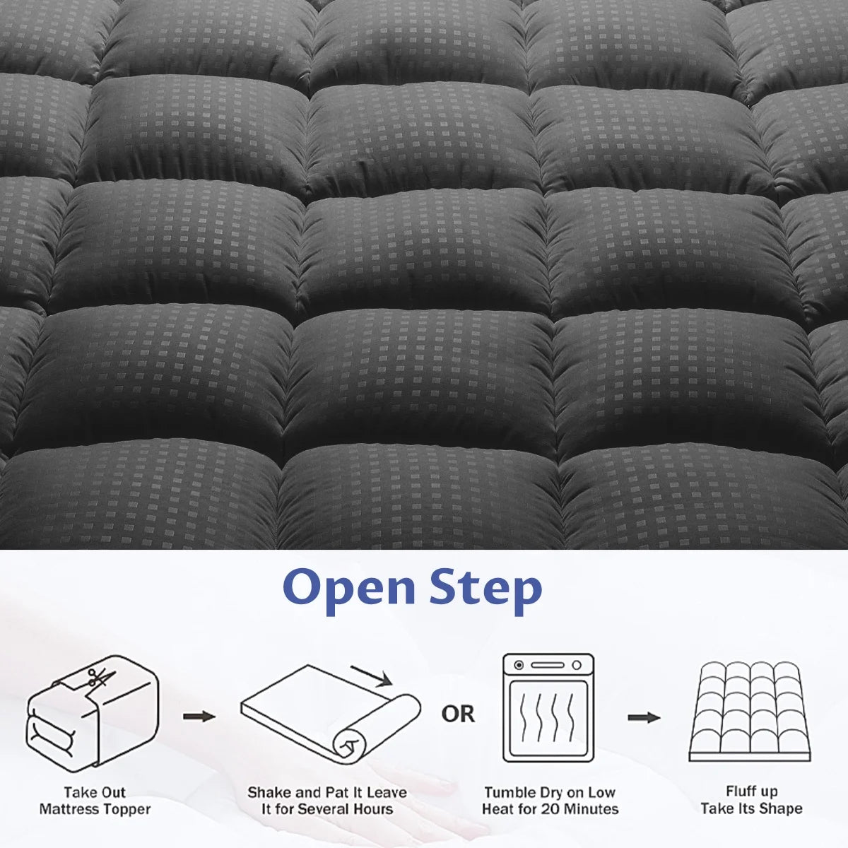Queen Mattress Topper with Deep Pocket G94470