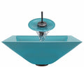 Turquoise Bathroom Vessel Sink Ensemble L3272